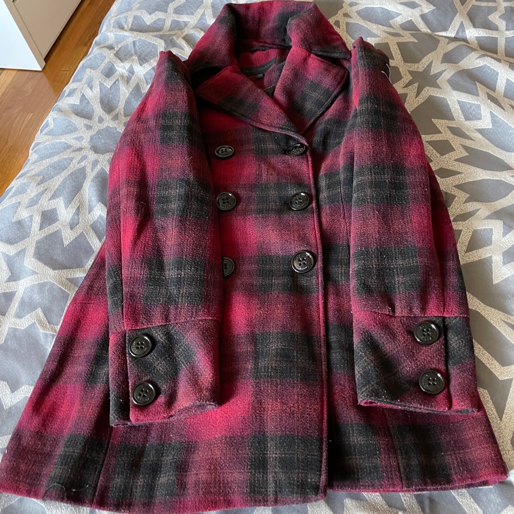Steve Madden black & red women’s coat - Picture 15 of 16